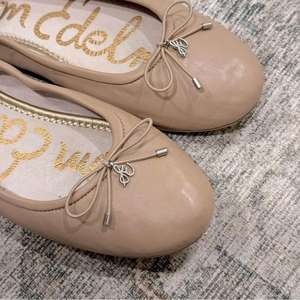 Sam Edelman Taupe Ballet Flats - Picture 7 of 11
